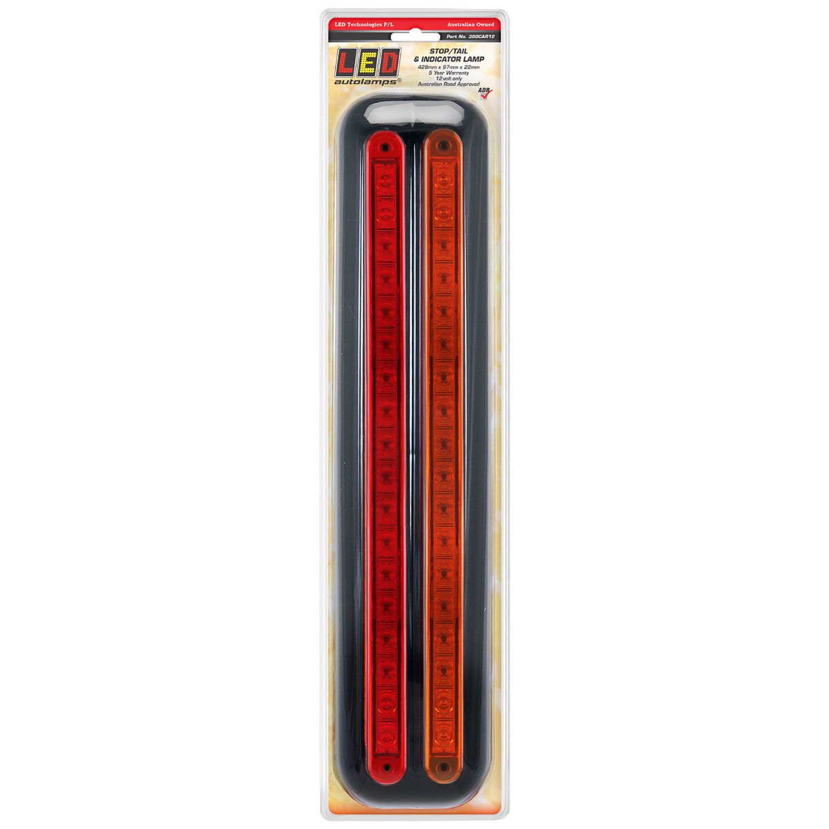 LED Autolamps Stop/Tail/Indicator LED Light 12V 380BAR12