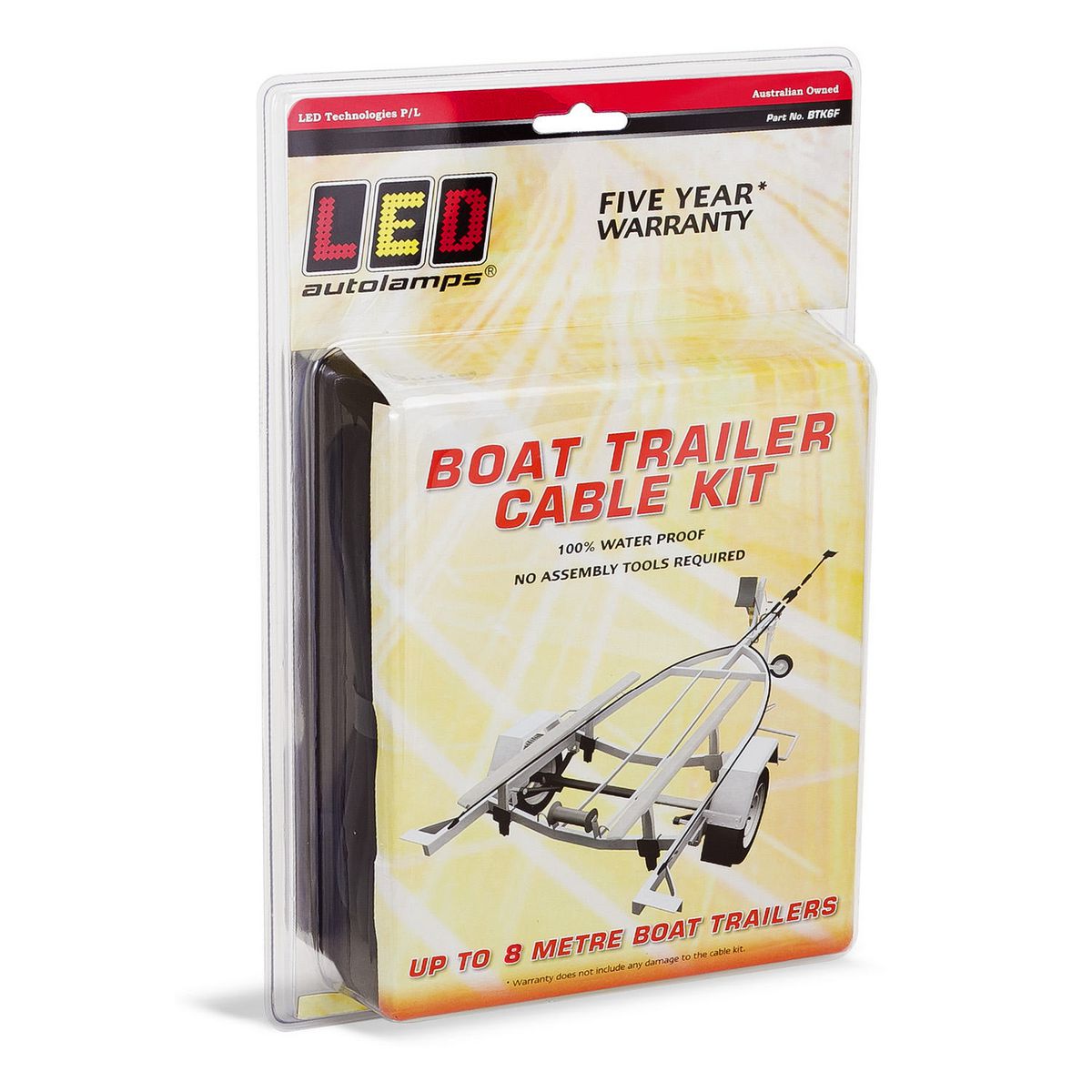 LED Autolamps  Boat Trailer Cable Kit BTK8F