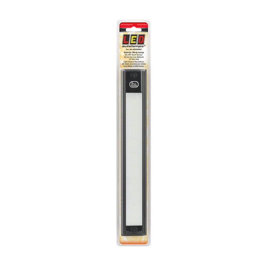 LED Autolamps Interior Strip Lamp with Touch Sensor Switch (MCU Circuitry) and Black Base 260 x 40mm 12V 40260MCU