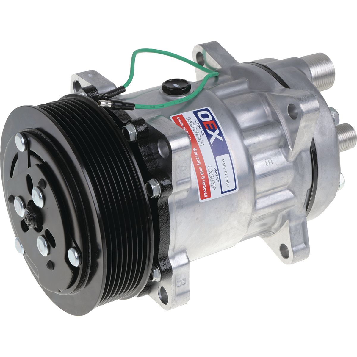 OEX Air Conditioning Compressor 24V 8Pv Ear Mount CXS0020