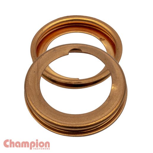 Champion Fasteners Crush Sealing Copper M12 X 18mm Washer CWC1218