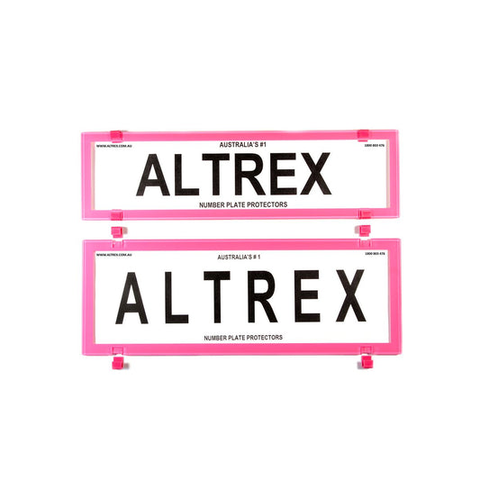 Altrex Number Plate Cover 6 Figure Black Without Lines