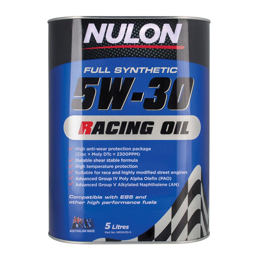 Nulon Racing Oil Full Synthetic 5W-30 5L NR5W30-5