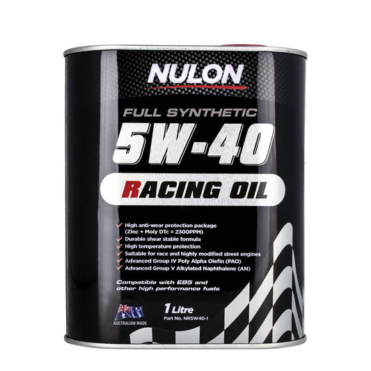 Nulon Racing Oil Full Synthetic 5W-40 1L NR5W40-1