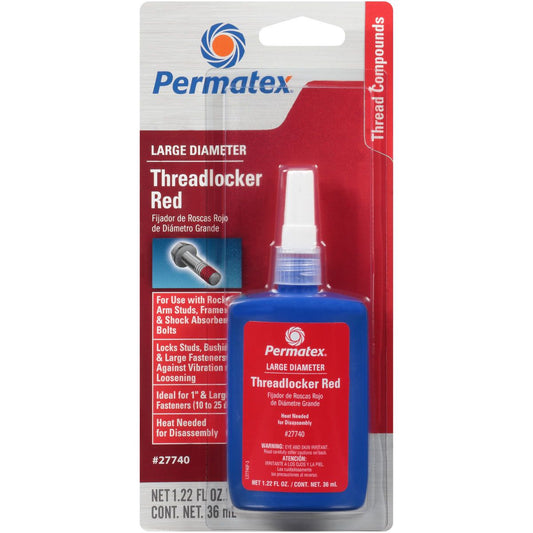 Permatex Large Diameter Threadlocker Red 36ml
