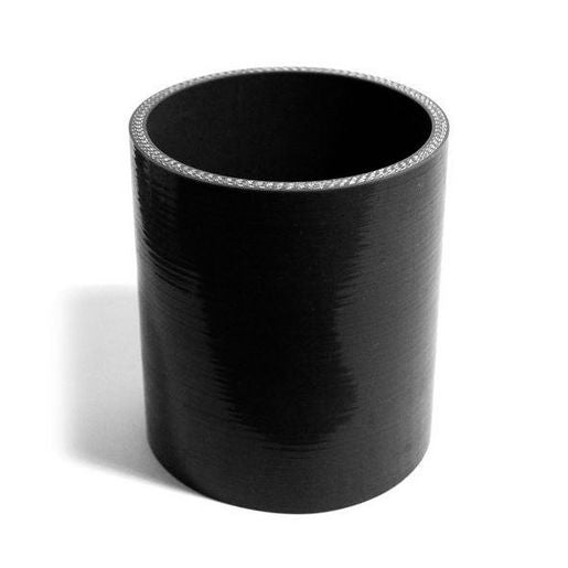 SAAS Silicone Straight Hose 102 x 102 x 127mm Black SSH102102127