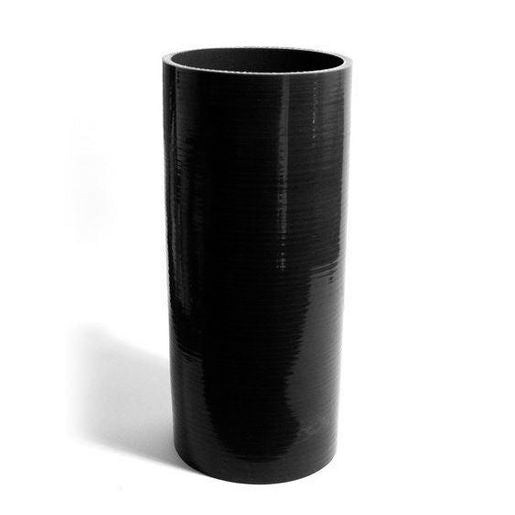 SAAS Silicone Straight Hose 102 x 102 x 254mm Black SSH102102254