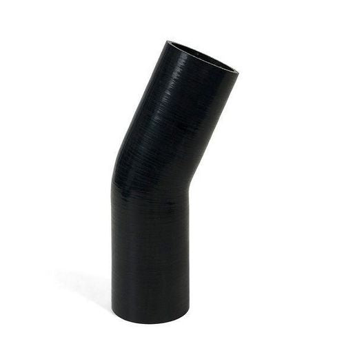 SAAS Silicone 23 Degree Hose 70 x 70mm Black SSH237070