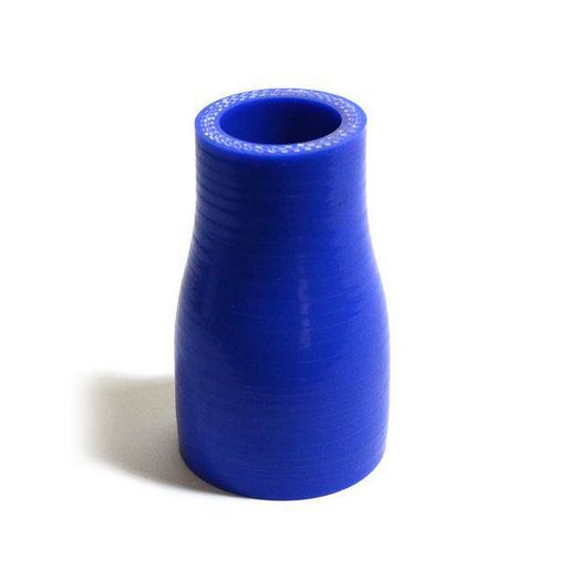 SAAS Silicone Straight Reducer 25 x 38 x 76mm Blue SSH253876E