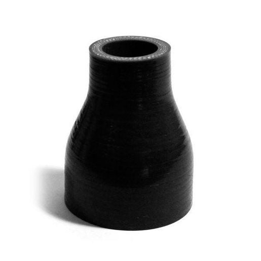 SAAS Silicone Straight Reducer 25 x 51 x 76mm Black SSH255176