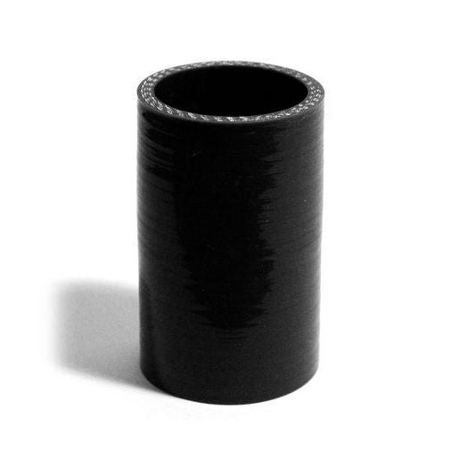 SAAS Silicone Straight Hose 38 x 38 x 76mm Black SSH383876
