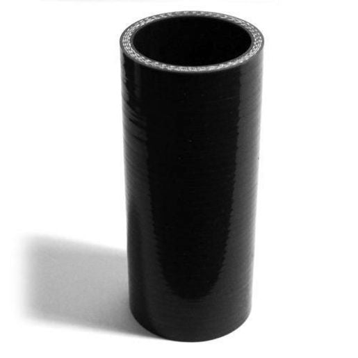 SAAS Silicone Straight Hose 45 x 45 x 127mm Black SSH4545127