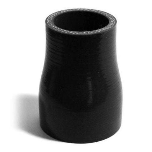 SAAS Silicone Straight Reducer 38 x 51 x 76mm Black SSH385176
