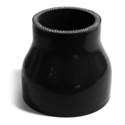 SAAS Silicone Straight Reducer 51 x 76 x 76mm Black SSH517676