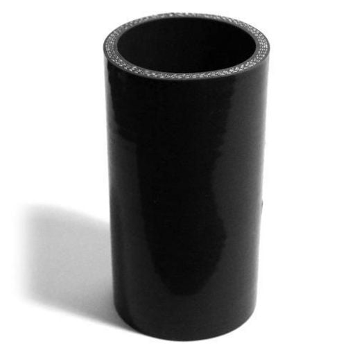 SAAS Silicone Straight Hose 63 x 63 x 127mm Black SSH6363127