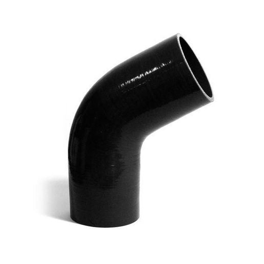 SAAS Silicone 67 Degree Hose 70 x 70mm Black SSH677070