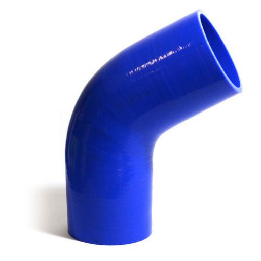 SAAS Silicone 67 Degree Hose 76 x 76mm Blue SSH677676E