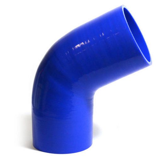 SAAS Silicone 67 Degree Hose 82 x 82mm Blue SSH678282E