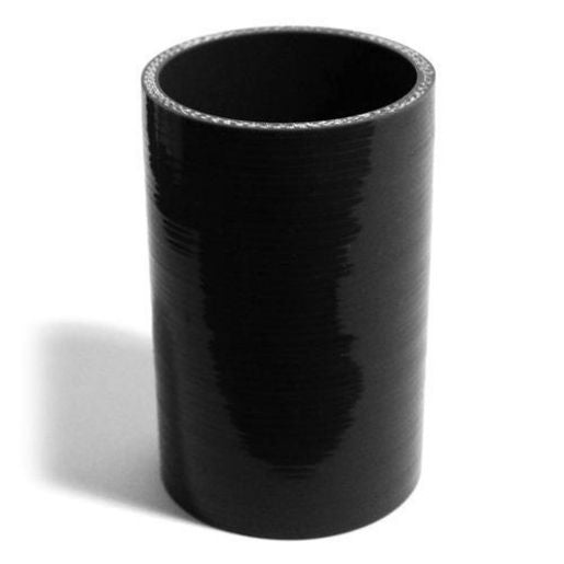 SAAS Silicone Straight Hose 70 x 70 x 127mm Black SSH7070127