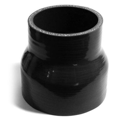 SAAS Silicone Straight Reducer 82 x 102 x 102mm Black SSH82102102