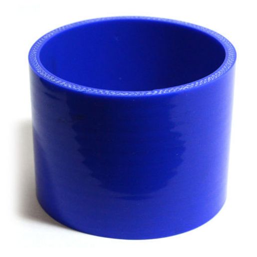 SAAS Silicone Straight Hose 89 x 89 x 76mm Blue SSH898976E