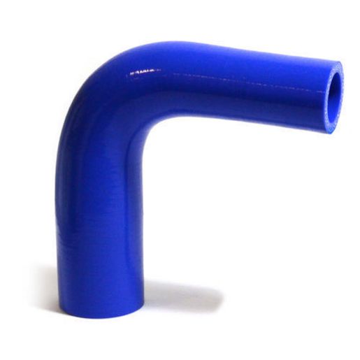 SAAS Silicone 90 Degree Reducer 25 x 38mm Blue SSH902538E