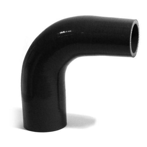 SAAS Silicone 90 Degree Reducer 38 x 51mm Black SSH903851