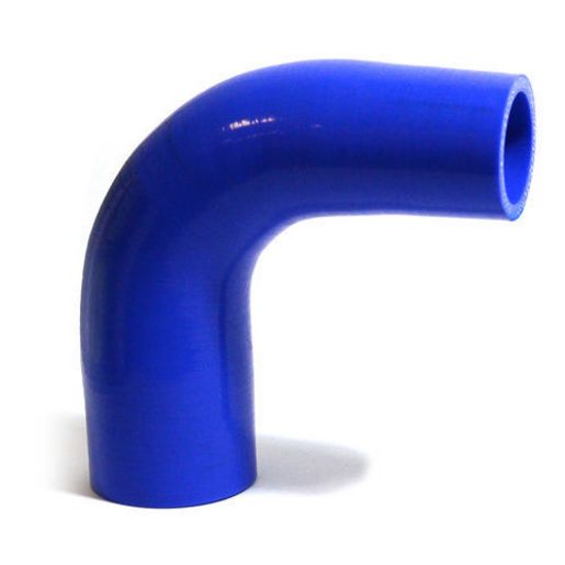 SAAS Silicone 90 Degree Reducer 38 x 51mm Blue SSH903851E