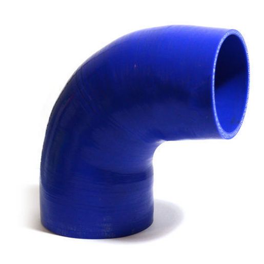 SAAS Silicone 90 Degree Reducer 89 x 95mm Blue SSH908995E