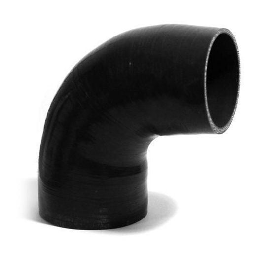 SAAS Silicone 90 Degree Reducer 95 x 102mm Black SSH9095102