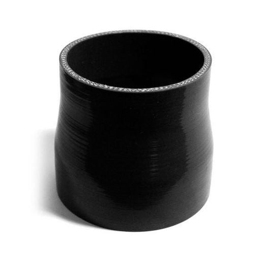 SAAS Silicone Straight Reducer 95 x 102 x 102mm Black SSH95102102