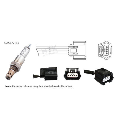NTK Oxygen Lambda Sensor OZA672-N1