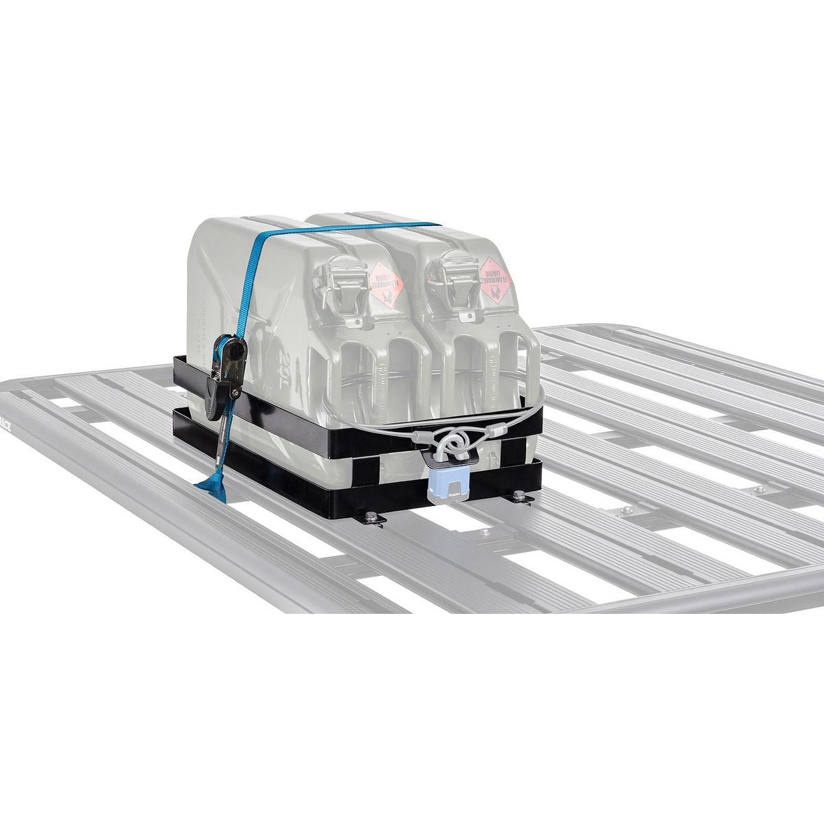 Rhino Rack Roof Rack Dual Jerry Can Holder 43152