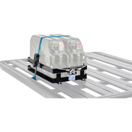 Rhino Rack Roof Rack Dual Jerry Can Holder 43152