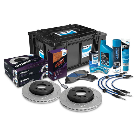 Bendix Ultimate 4x4 Brake Upgrade Kit Front (Suits 2"" Lift) U4WD-BUK14+2