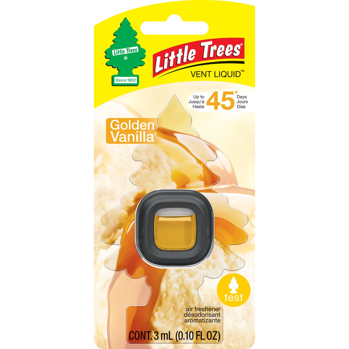Little Trees Air Freshner Vent Liquid Golden Vanilla 52632