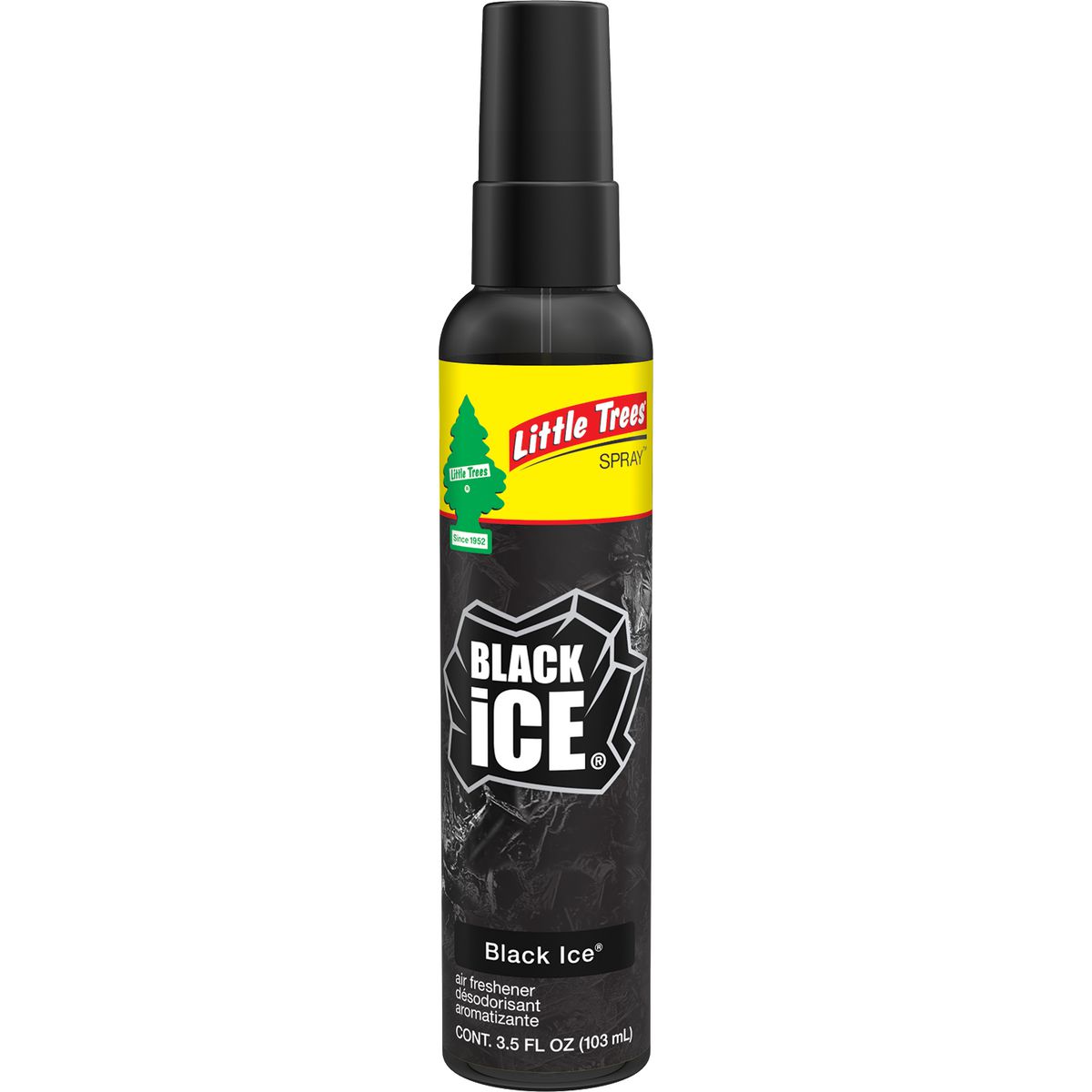 Little Trees Car Air Freshener Pump Spray Black Ice 103ml