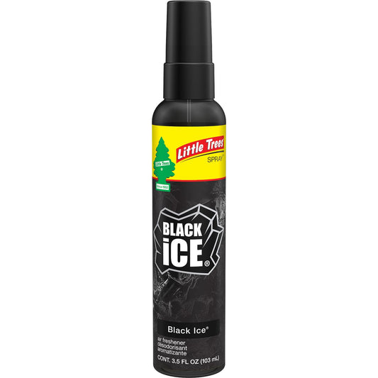 Little Trees Car Air Freshener Pump Spray Black Ice 103ml