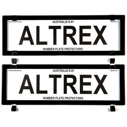 Altrex Number Plate Cover 5 Figure Black Without Lines Dual Slimline