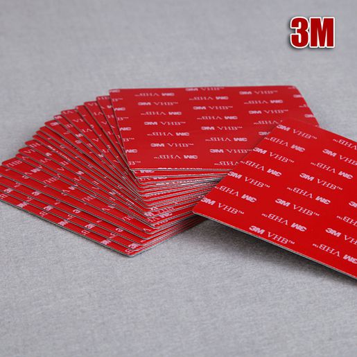 Paintgard Protection Paintgard 3M Acrylic Foam Double Sided Tape 50mm X 50mm X 3Pce 3M5050