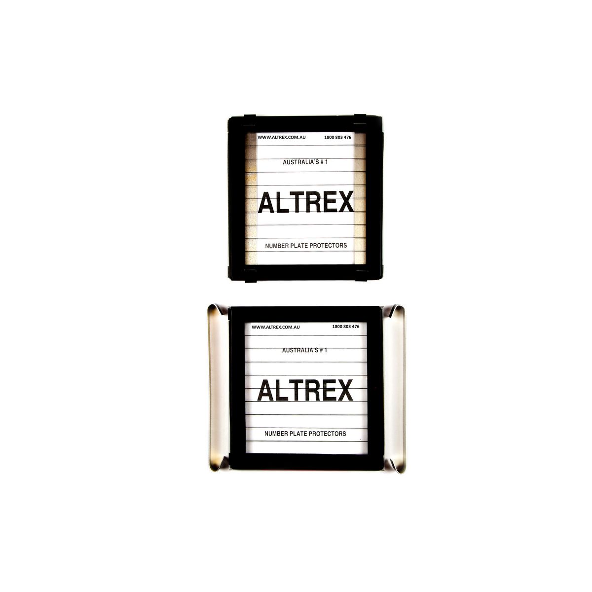 Altrex Number Plate Cover 1 Figure Black With Lines