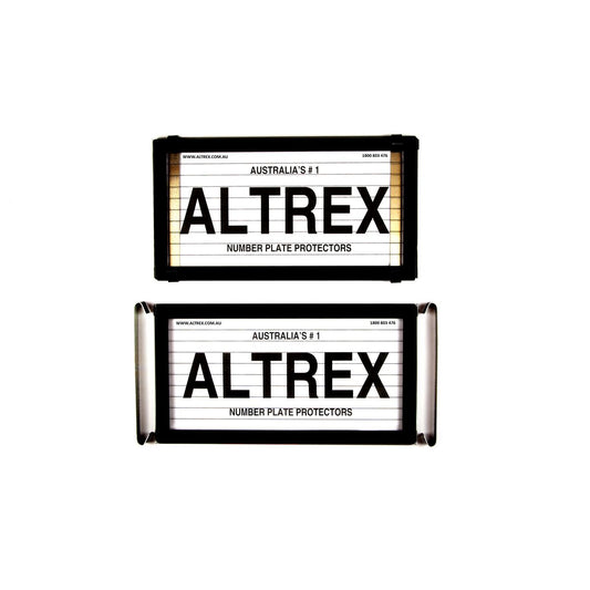 Altrex Number Plate Cover 6 Figure Black Without Lines
