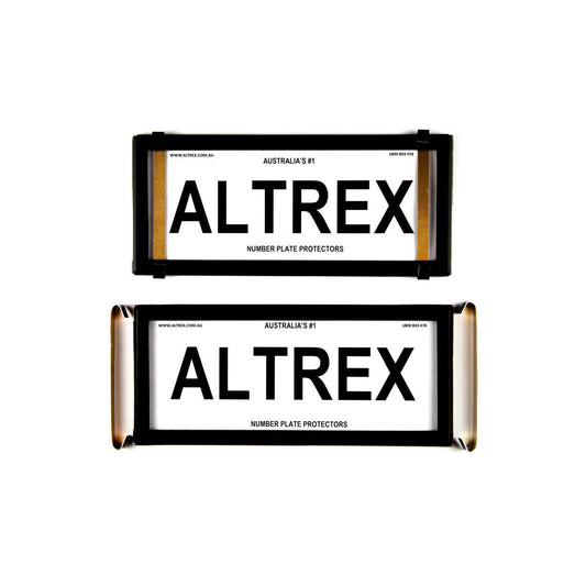Altrex Number Plate Cover 4 Figure Black Without Lines Slimline