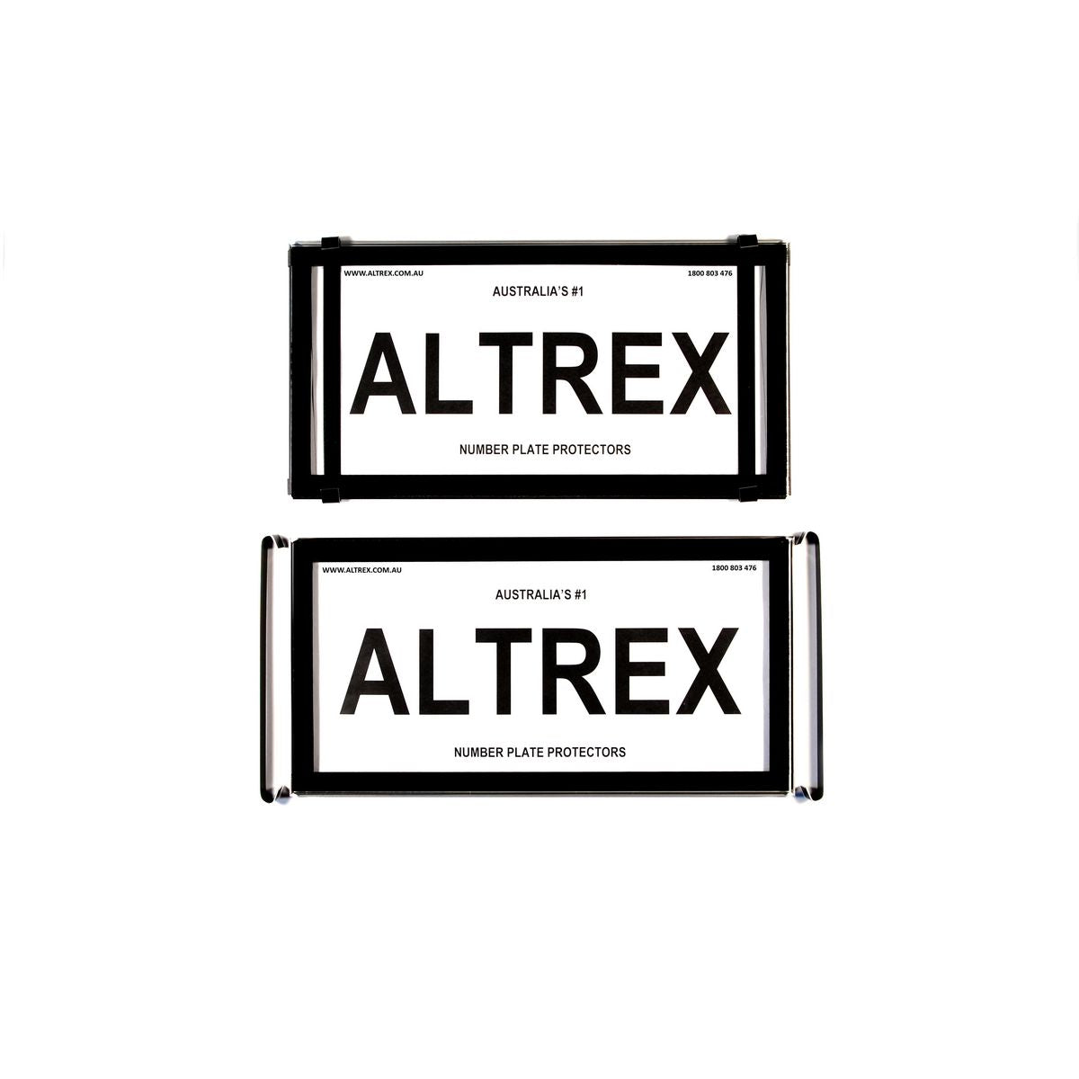 Altrex Number Plate Cover Japanese Style Black Without Lines