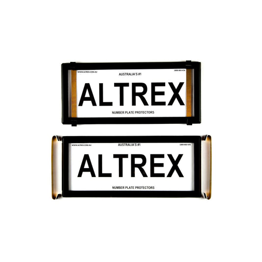 Altrex Number Plate Cover Historic Black Without Lines