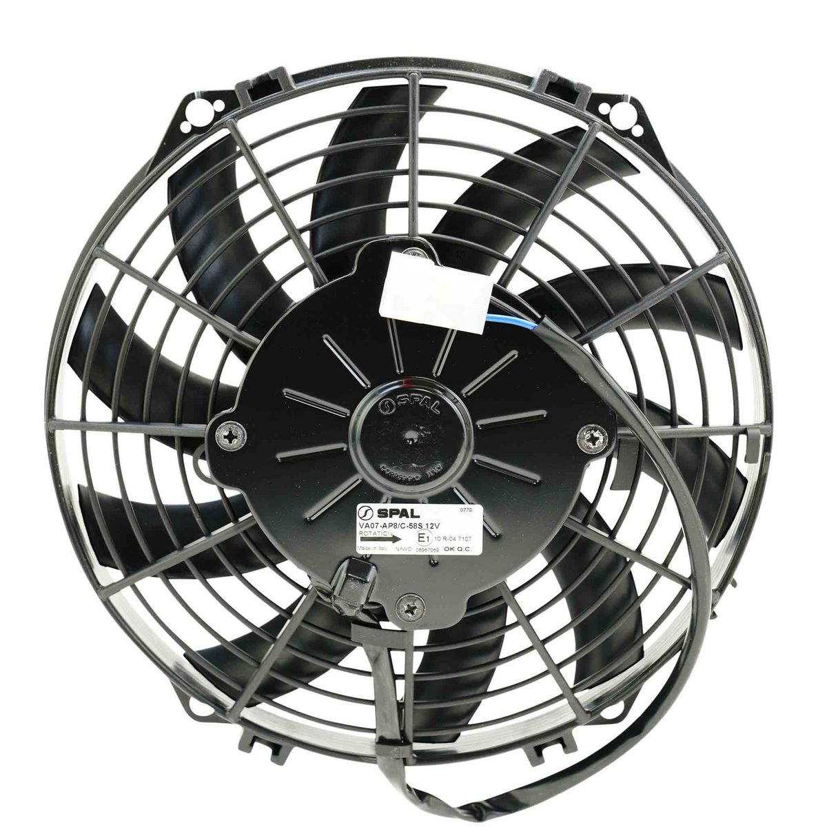 SPAL 9"" Curved Blade Electric Fan (Pull Type) PWAC09SK