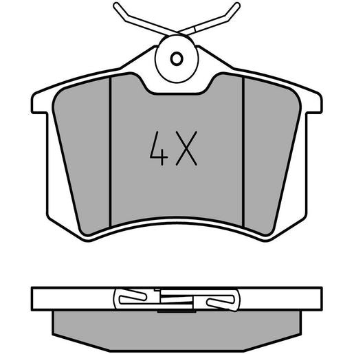 MEYLE Rear Brake Pads 025 209 6117