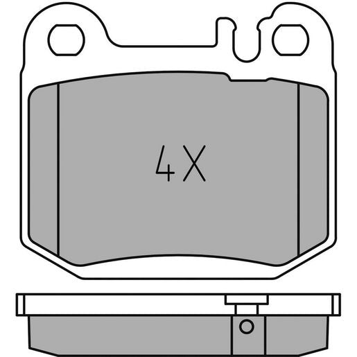 MEYLE Original Brake Pad Set Rear 025 231 5715
