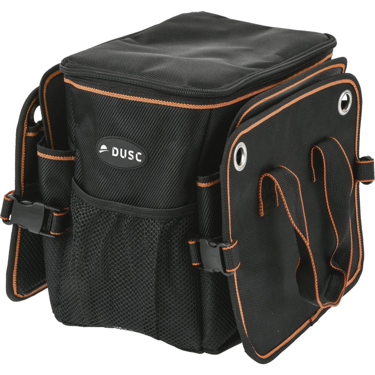 DUSC Storage Organiser In-Car Double Open Top with Cooler Bag