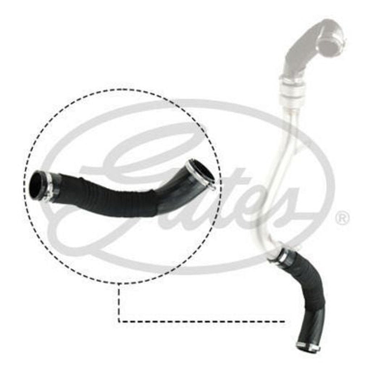 Gates Turbo Air Intake Hose (Hot Side) 09-0645